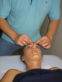 photo of face lift massage